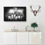 Elephants Crossing Paths - Wrapped Canvas-56642554