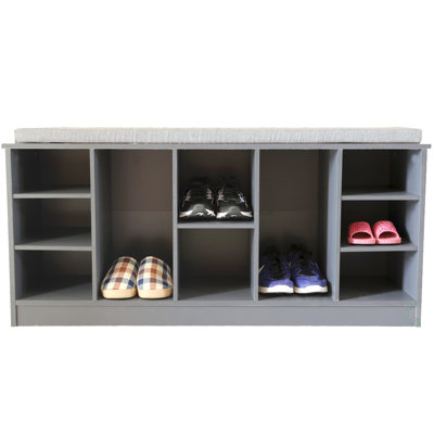 10 Pair Shoe Storage Bench