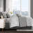 Luxury King Bedding Sets, Polyester Jacquard Modern Home Comfort