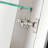 LED Large Rectangular Aluminum Alloy Surface Mount Medicine Cabinet With Mirror