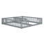 Double Floor Bed With Fence, Guardrails-1220571450