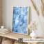 Motif abstrait géométrique bleue III-403741465