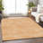 Premium Machine Washable Prisco Peach Rug-1086929115