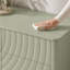 Commode 6 tiroirs Rundelle avec motif de grain en spirale 3D et conception ondulée sans poignée-133672514