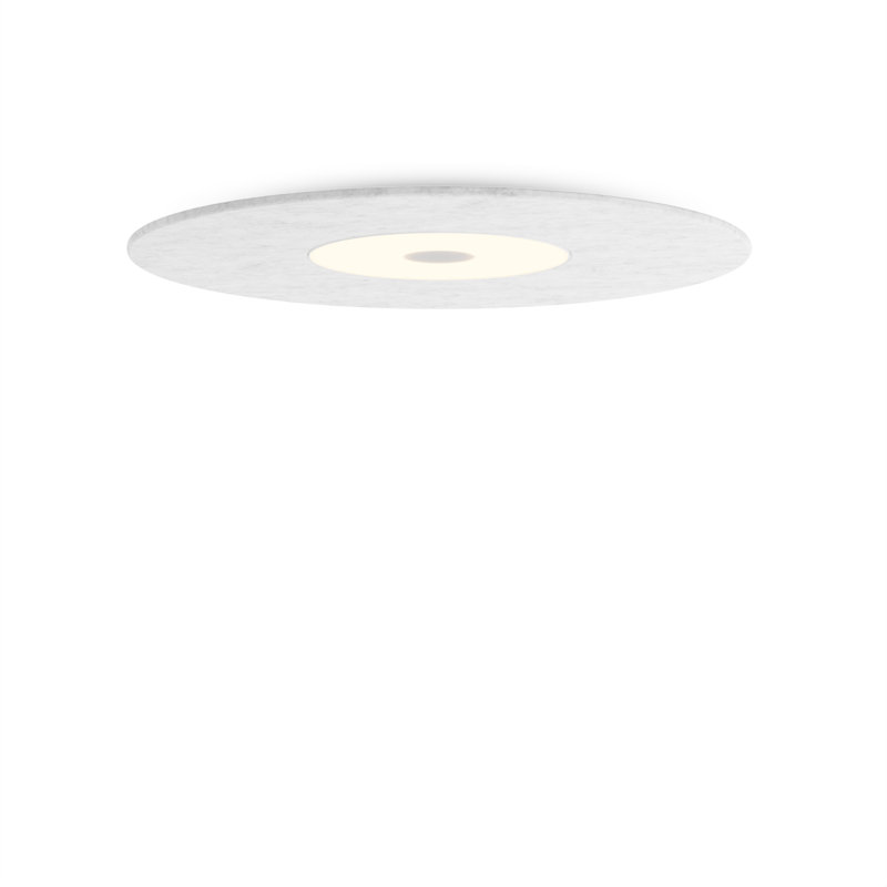 Yurei 1 - Light LED Pendant, Light Marble, Matte White