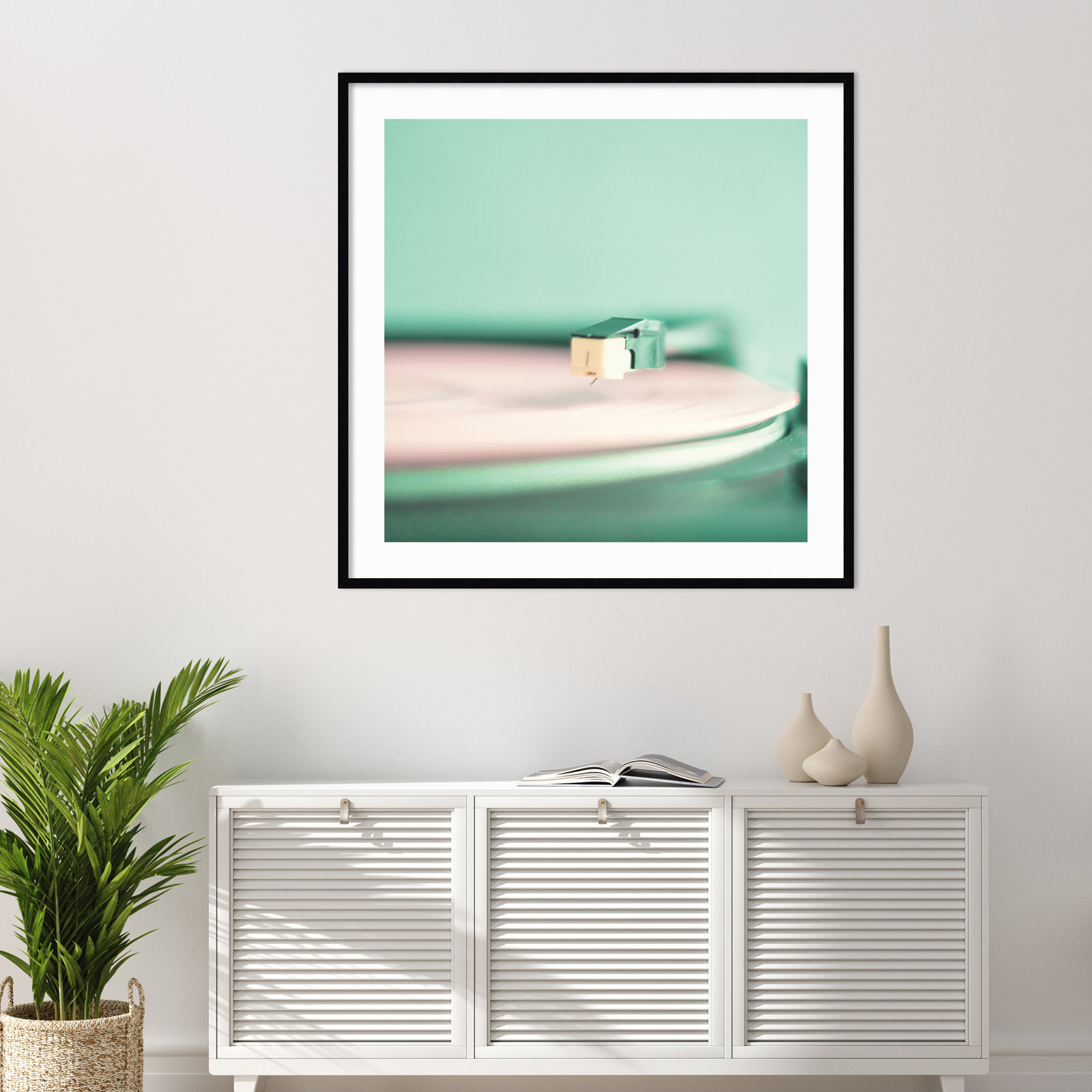 Analogue by Caroline Mint, Black, 41.25" H x 41.25" W x 0.88" D