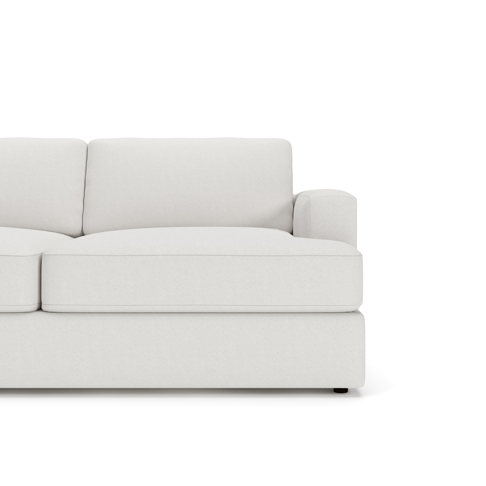 Cayden 2-Piece Upholstered Sectional, Macarena Beige, Left Hand Facing
