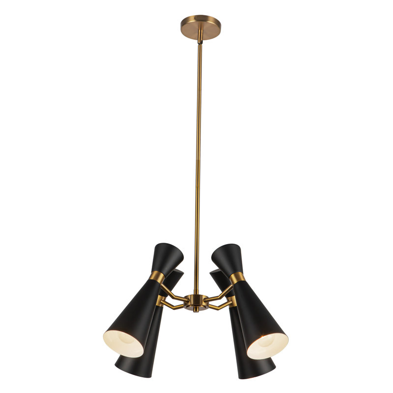 Lustre 24 po Blake, Noir, Noir mat