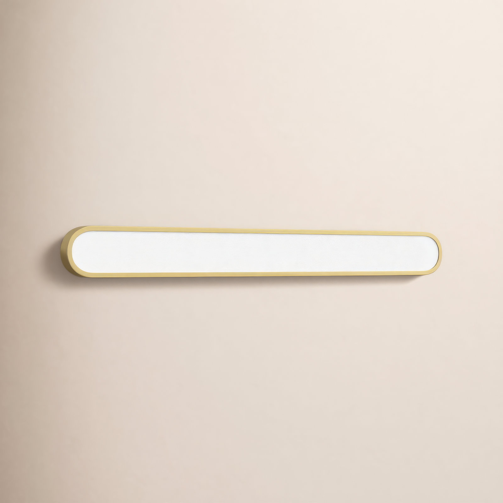 Single Dimmable Bath Bar, Gold/White