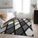 Premium Machine Washable Prisco Black Rug