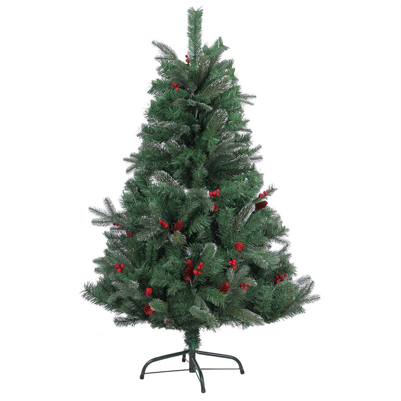 Lighted Artificial Christmas Tree, 6 ft.