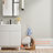 Jadaya Sharee 30" Freestanding Single Bathroom Vanity Set with Sink Top, Zinc Alloy Faucet, Soft-Close Doors-2005318846