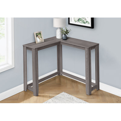 Table d'appoint polyvalente pour console, vestibule, utilisation en coin avec un design contemporain et un matériau en bois artificiel durable