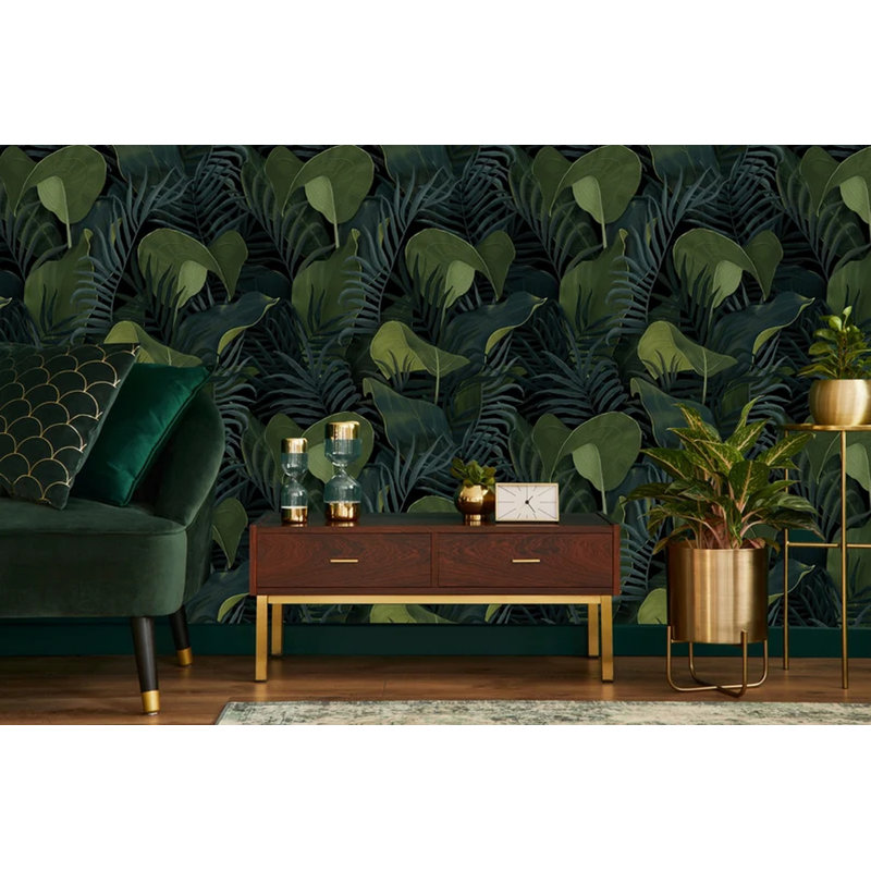 Midnight Jungle Luxe, 197" L x 118" W