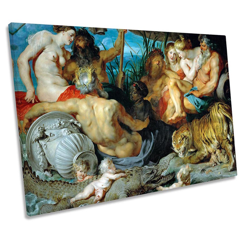 Rubens The Four Continents - Wrapped Canvas Print, 30.5cm H x 45.7cm W x 2cm D