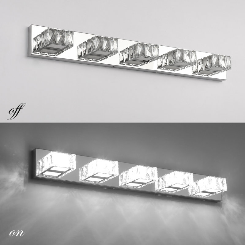 Rosdorf Park Crystal Vanity Lights, 5