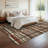 Modern Striped Area Rug Area Rug Washable Rugs Stain Resistant Easy Cleaning Non Slip Floor Cover Ultra Carpet for Home Decor-142167056-142167062