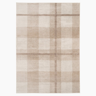 Geometric Machine Tufted Area Rug