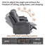 Ensemble de salon 2 pièces inclinable électrique en chenille 2 pièces-131643810