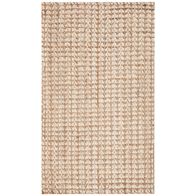 Tressie Hand-Woven Stain Resistant Jute Area Rug, Rectangle 3' x 5'
