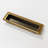 5" Center to Center Recessed Pull in Antique Brass