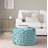 Round 24 Inch Ice Velvet Ottoman With Hidden Storage, For Modern And Stylish Living Rooms-1963792375