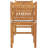 2 - Person Teak Wood Patio Dining Set with Square Table , Cushions Included-88518382