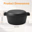 5L Non-Stick Cast Iron Dutch Oven Pot