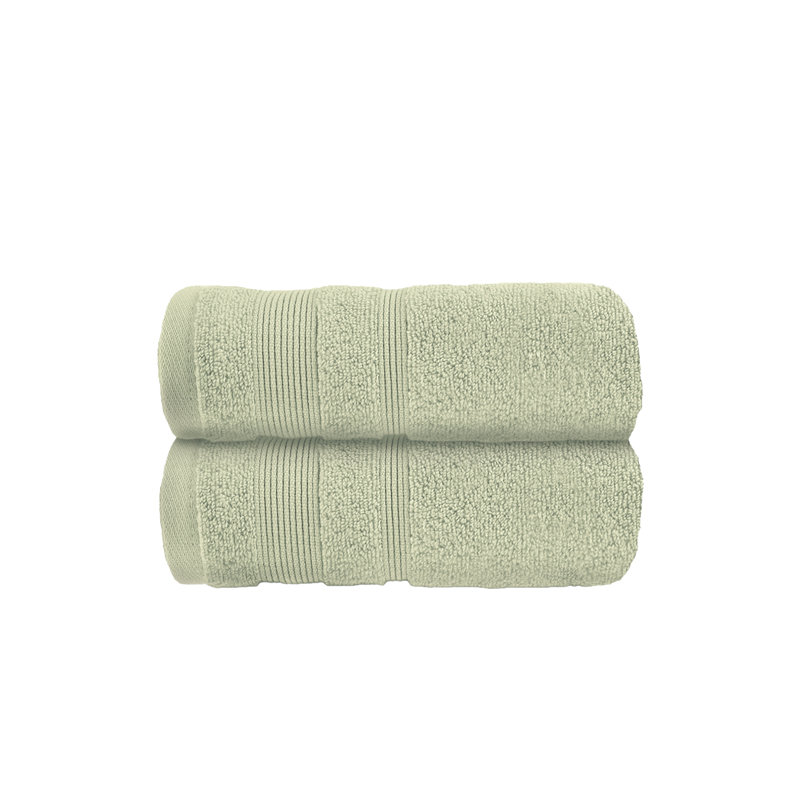 2 Piece Hand Towel Bale, Sage Green