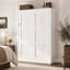 Lit escamotable avec meuble pliable, gain de place et montage facile, idéal pour les petites chambres-840511785-840511786