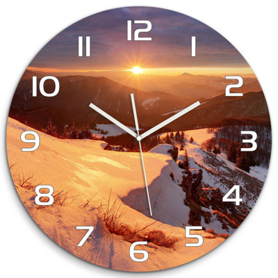 Jhaki Glass Wall Clock