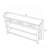 Elysian Farmhouse Console Table with 3 Drawers and Open Shelves, 63“ Wood Sofa Table for Entryway Hallway Living Room-203223382
