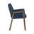 Brookdene Faux Leather Armchair - Blue-138958199