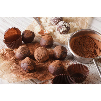 " Chocolate Truffles Close-up " by Alleko