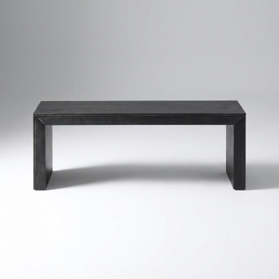 Solid Wood Dining Bench with Farmhouse Style and Durable Acacia Construction