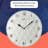 White Round Analog Wall Clocks