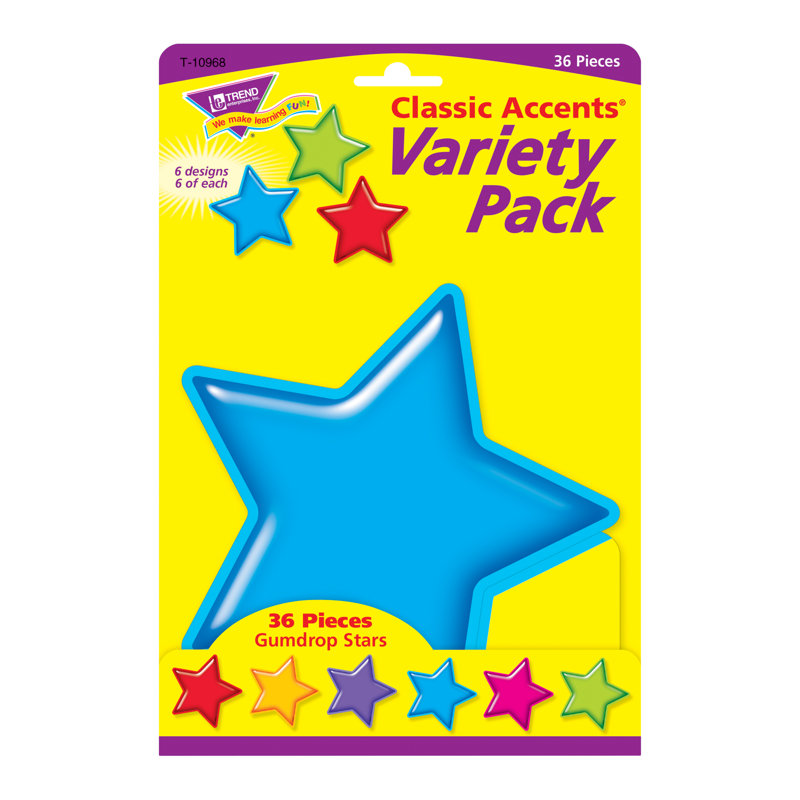 Tendance Gumdrop Stars Classic Accents