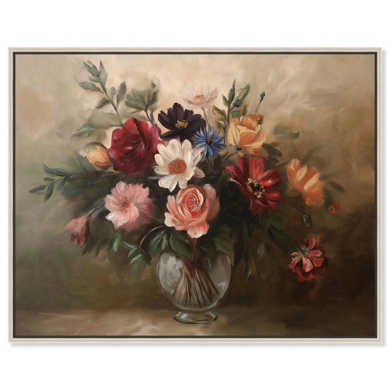 Bloom and Shine I , Cadre argenté, H 24 po x l 20 po