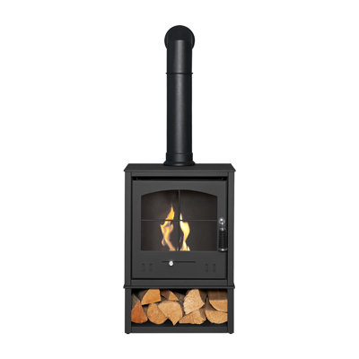Addington Belfry Heating 44cm W Black Bio-Ethanol Stove