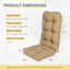 Coussin de siège / dossier extérieur Adirondack (ensemble de 2)-3894363