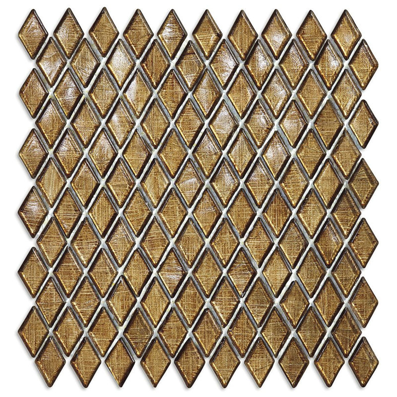 Umbo 7/8" x 1-5/8" Diamond Glass Mosaic