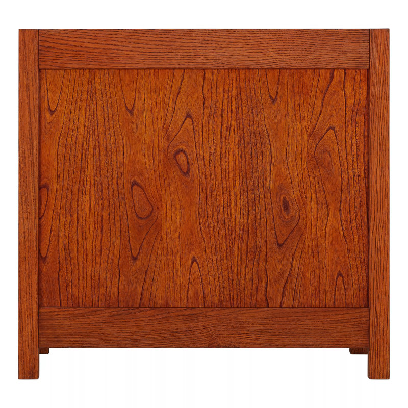 36" Maybeck Vanity - Tinted Oak With Undermount Sink, Arctic White Quartz, 8" Widespread
