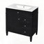 Meuble-lavabo moderne avec tiroirs supérieurs-167191966