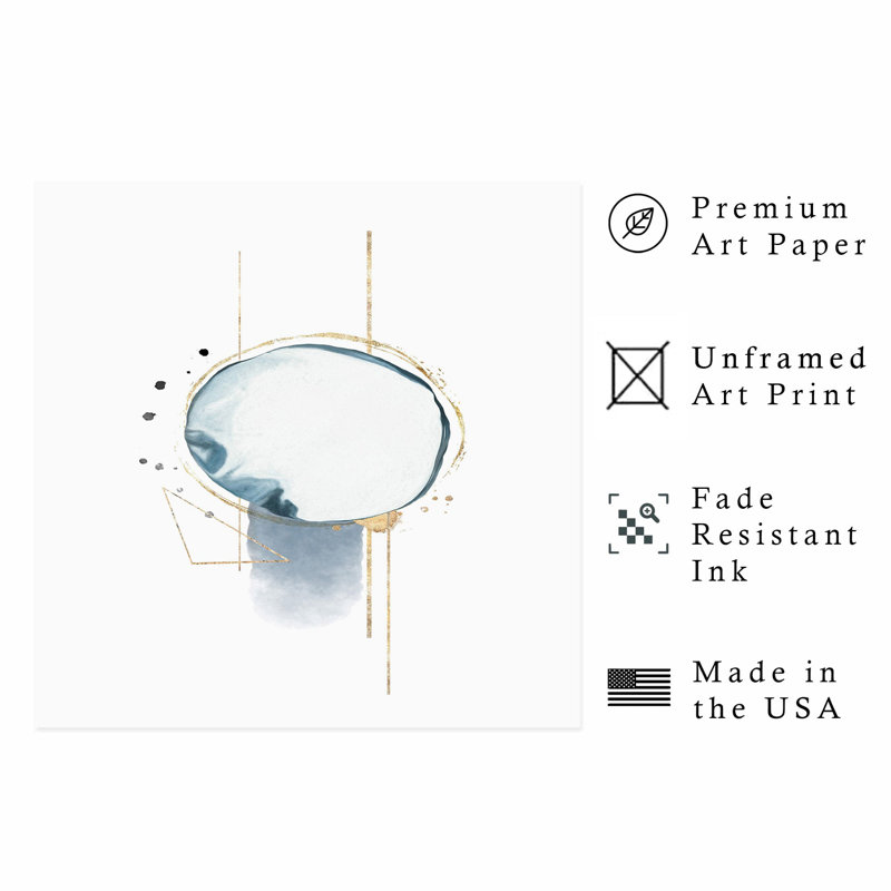 «Abstract Abstract Minimalist II», reproduction d'art moderne sans cadre Mid-Century, H 20 po x l 20 po