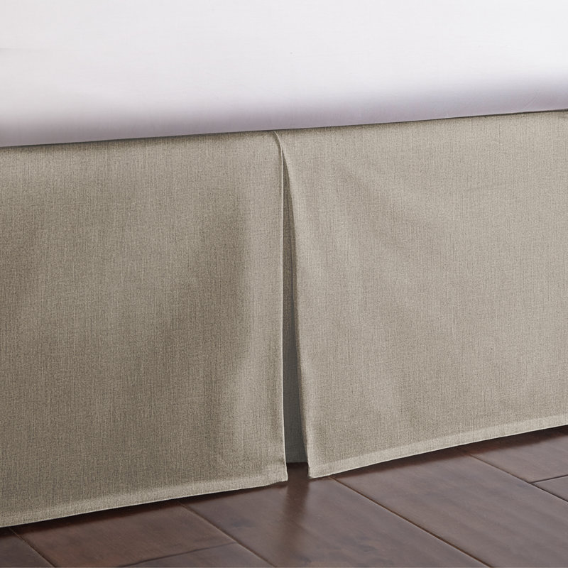 Adrianne Bed Skirt, California King, Pearl, 18''