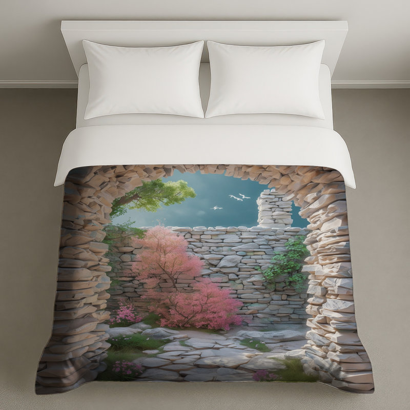Housses de couette Stone Archway Garden, Grand lit