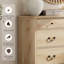 Commode décorative 6 tiroirs. Commode double en bois 47,2 po-116980913
