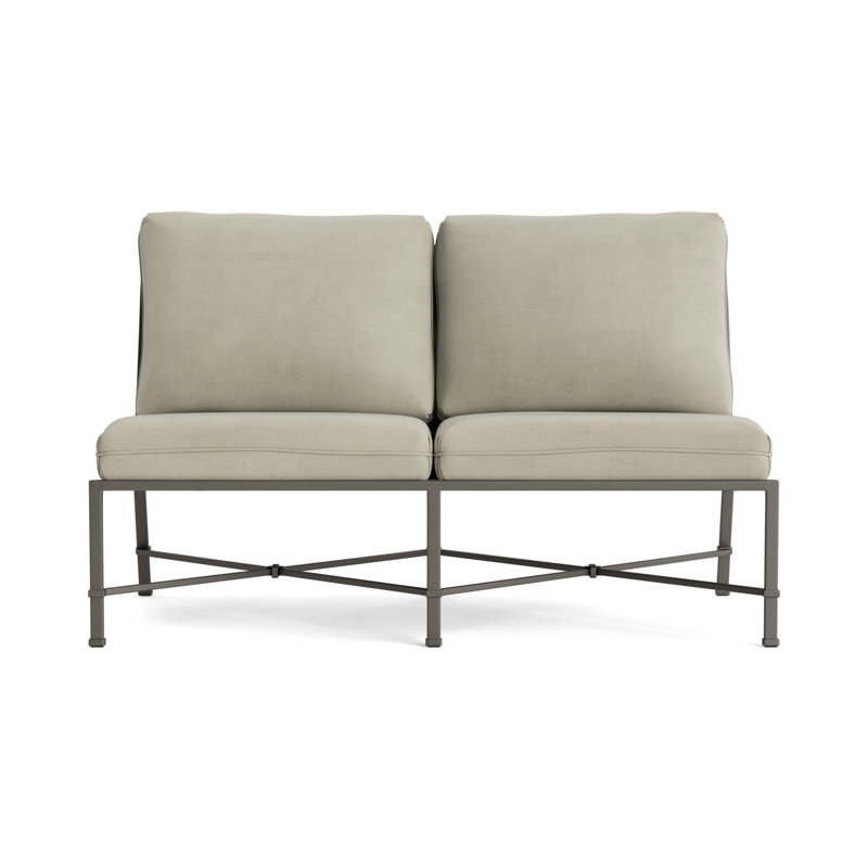 Venetian Outdoor 2 - Seat Loveseat, Fusion Natural, Mica