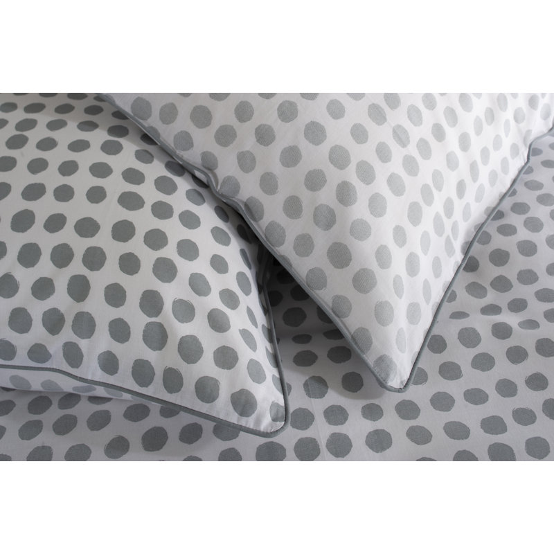Dots Duvet Cover Set, Double - 2 Standard Pillowcases, Pink