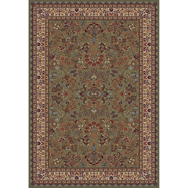 Tapis bleu marine à tissage plat Edmont